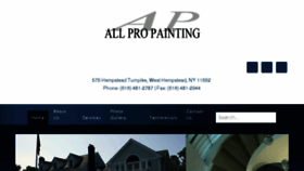 What Allpropaintingco.com website looked like in 2017 (6 years ago)