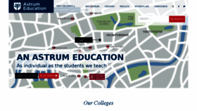 What Astrumeducation.com website looked like in 2017 (8 years ago)