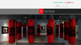 What Artpalmbeach.com website looked like in 2017 (6 years ago)