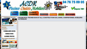 What Acdrpiscine.fr website looked like in 2017 (6 years ago)