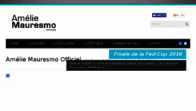 What Ameliemauresmo.fr website looked like in 2017 (6 years ago)