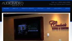 What Audiovideogroup.com website looked like in 2017 (6 years ago)