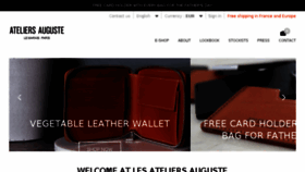 What Ateliers-auguste.fr website looked like in 2017 (6 years ago)