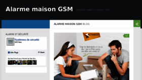 What Alarme-maison-gsm.com website looked like in 2017 (6 years ago)