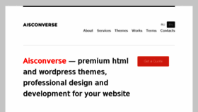 What Aisconverse.com website looked like in 2017 (6 years ago)