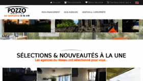 What Agencepozzo.fr website looked like in 2017 (6 years ago)