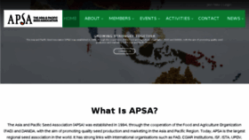 What Apsaseed.org website looked like in 2017 (6 years ago)