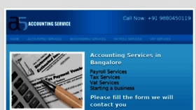What Accountingservice.in website looked like in 2017 (6 years ago)