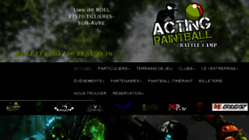 What Acting-paintball.com website looked like in 2017 (6 years ago)