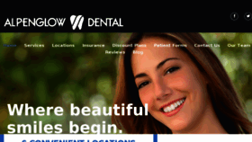 What Alpenglowdentist.com website looked like in 2017 (6 years ago)