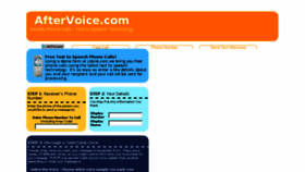 What Aftervoice.com website looked like in 2017 (6 years ago)