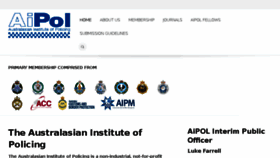 What Aipol.org website looked like in 2017 (6 years ago)