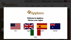 What Applaws.com website looked like in 2017 (6 years ago)