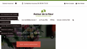 What Autourdelafleur.fr website looked like in 2017 (6 years ago)
