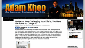 What Adam-khoo.com website looked like in 2017 (6 years ago)