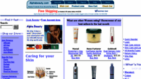 What Alphabeauty.com website looked like in 2017 (6 years ago)