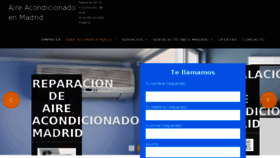 What Aireacondicionadoenmadrid.es website looked like in 2017 (6 years ago)