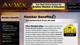 What Avwxworkshops.com website looked like in 2017 (6 years ago)