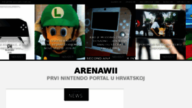 What Arenawii.com website looked like in 2017 (6 years ago)
