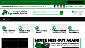 What Alphawholesale.co.uk website looked like in 2017 (6 years ago)