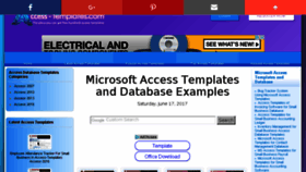 What Accesstemplates.net website looked like in 2017 (6 years ago)