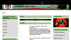 What Ambaburkina-fr.org website looked like in 2017 (7 years ago)