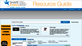 What Aahperdresourceguide.com website looked like in 2017 (6 years ago)