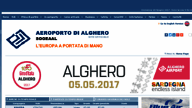 What Aeroportodialghero.it website looked like in 2017 (6 years ago)