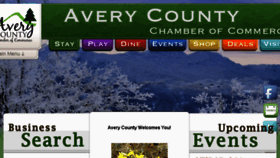 What Averycounty.com website looked like in 2017 (6 years ago)