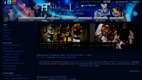 What Animeleague.net website looked like in 2017 (6 years ago)
