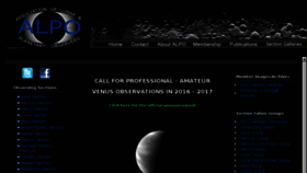 What Alpo-astronomy.org website looked like in 2017 (8 years ago)