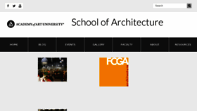 What Architectureschooldaily.com website looked like in 2017 (6 years ago)