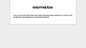 What Acme.to website looked like in 2017 (7 years ago)