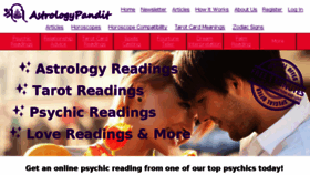 What Astrologypandit.com website looked like in 2017 (6 years ago)