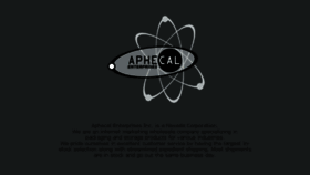 What Aphecal.com website looked like in 2017 (6 years ago)