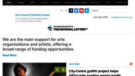 What Artscouncil-ni.org website looked like in 2017 (6 years ago)