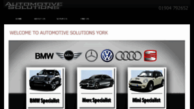 What Automotivesolutionsyork.co.uk website looked like in 2017 (6 years ago)