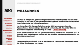 What Aggesellschaft.ch website looked like in 2017 (6 years ago)