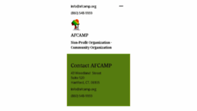 What Afcamp.org website looked like in 2017 (6 years ago)