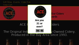 What Acecider.com website looked like in 2017 (6 years ago)