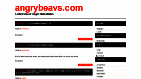 What Angrybeavs.com website looked like in 2017 (6 years ago)
