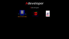 What Adeveloper.com website looked like in 2017 (6 years ago)