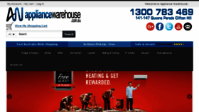 What Appliancewarehouse.com.au website looked like in 2017 (6 years ago)