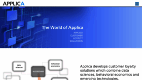 What Applica-solutions.com website looked like in 2017 (6 years ago)
