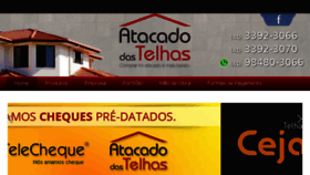 What Atacadodastelhas.com website looked like in 2017 (6 years ago)