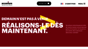 What Accenture.fr website looked like in 2017 (6 years ago)