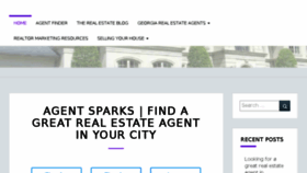 What Agentsparks.com website looked like in 2017 (6 years ago)