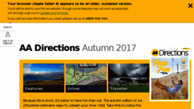 What Aadirections.co.nz website looked like in 2017 (6 years ago)