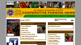 What Alafarmnews.com website looked like in 2017 (6 years ago)