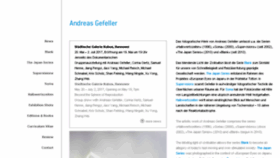 What Andreasgefeller.com website looked like in 2017 (6 years ago)
